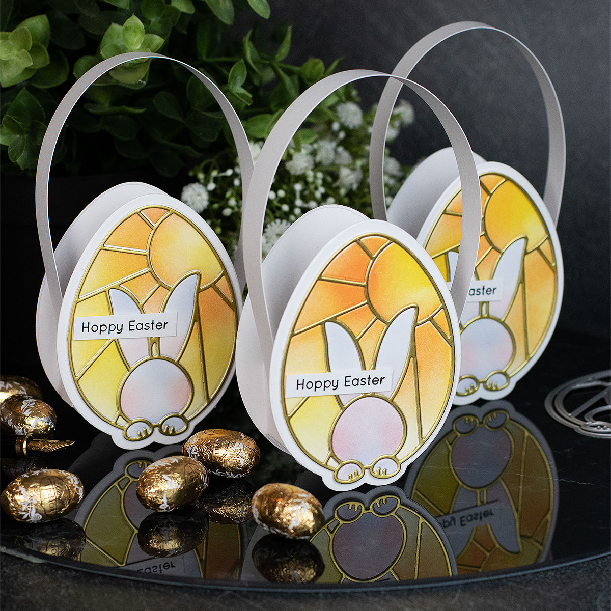 Simon Says Stamps Dies and Stencil Bunny Egg set618be Bunny Egg Easter Treat Holders Bibi Cameron | color-code:ALT00