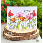 Simon Says Stamps Dies and Stencil Long Stem Florals set1218ls Just for You Card Barbara Tarayao | color-code:ALT02