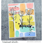 Simon Says Stamps Dies and Stencil Long Stem Florals set1218ls Thinking of You Card Jenn Shurkus | color-code:ALT10