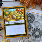 Simon Says Stamps and Dies Artsy Florals set843af Sweet Wishes Friend Card Cathie Cowles