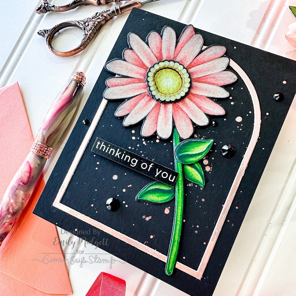Simon Says Stamps and Dies Artsy Florals set843af Sweet Wishes Thinking of You Card Emily Midgett | color-code:ALT01