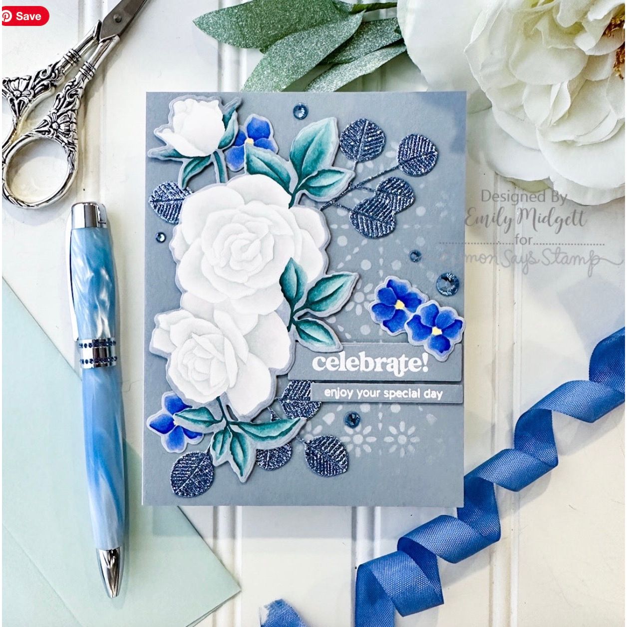Simon Says Stamps and Dies Beautiful Friend Birthday Card Emily Midgett | color-code:ALT03