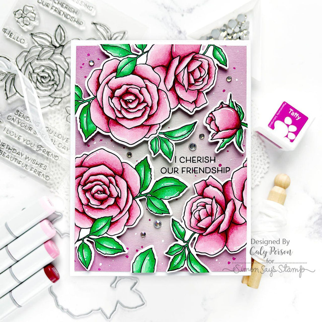 Simon Says Stamps and Dies Beautiful Friend Friend Card Caly Person | color-code:ALT01