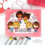 Simon Says Stamps and Dies Best Sister set1242bs Always There Three Sets of BFFs Card Suzy Plantamura | color-code:ALT03