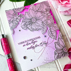 Simon Says Stamps and Dies Blooms of Encouragement set1235be Always There Pink and Vellum Hugs Card Emily Midgett