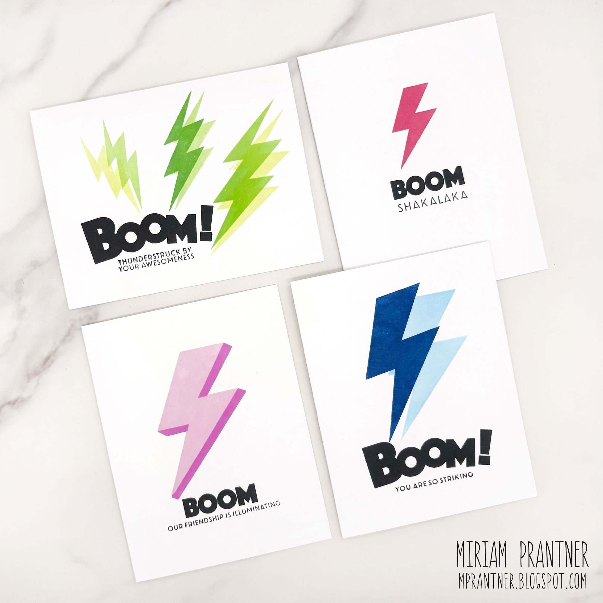 Simon Says Stamps and Dies Boom set1277bm Shine On Miriam Prantner Simple Cards