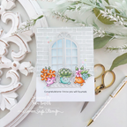 Simon Says Stamps and Dies Botanical Buds set1264bb Shine On Balcony Buds Congratulations Card Tina Smith | color-code:ALT03
