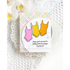 Simon Says Stamps and Dies Bring On the Sun set1269bo Shine On Heather Hoffman Patterned Paper Swimsuits Card | color-code:ALT05
