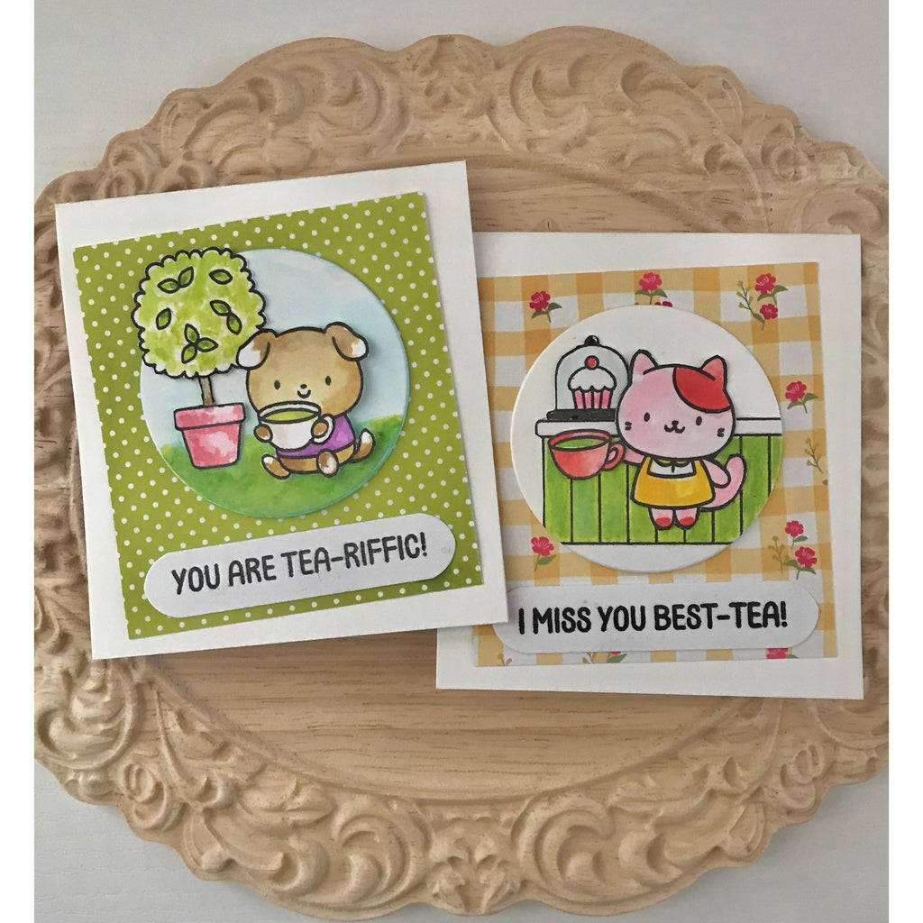 Simon Says Stamps and Dies Coffee With Friends set1303cf Every Happiness Loralee Ferguson Friend Cards