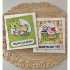 Simon Says Stamps and Dies Coffee With Friends set1303cf Every Happiness Loralee Ferguson Friend Cards