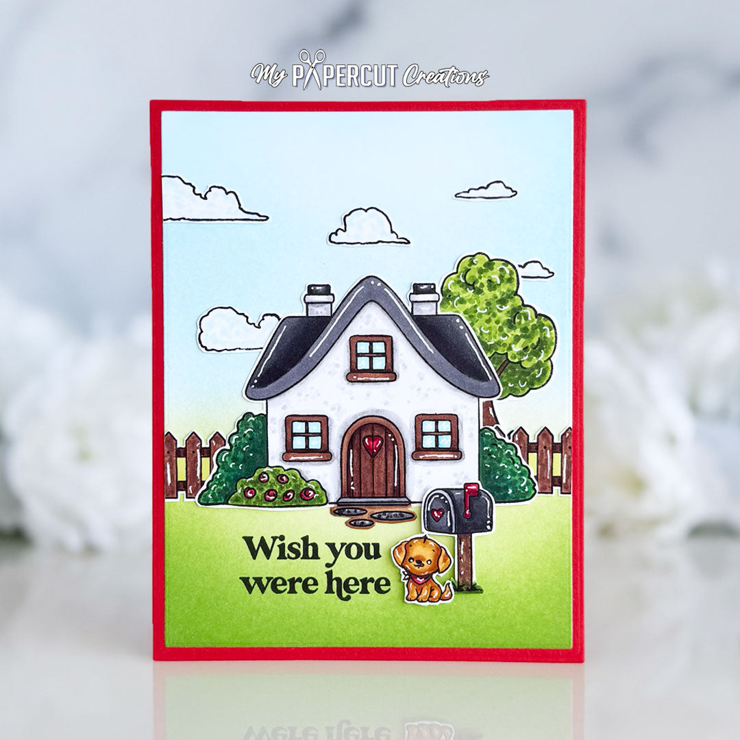 Simon Says Stamps and Dies Cottagecore set1253cc Shine On Brenda Noelke Sweet Home Card