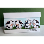 Simon Says Stamps and Dies Cow Cuties set1297cc Every Happiness Lisa Addesa Happy Birthday From the Whole Herd Card