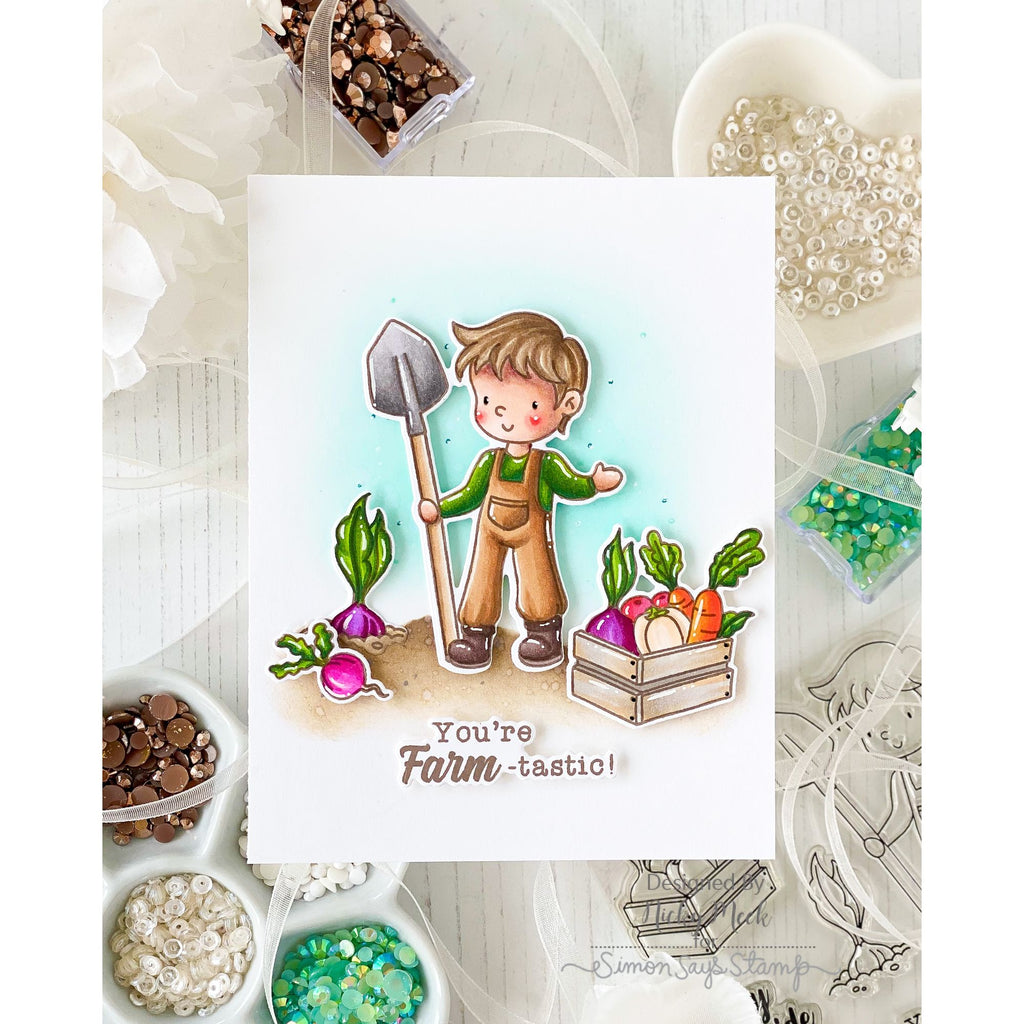 Simon Says Stamps and Dies Farm Sweet Farm set1244fs Always There You're Farmtastic Card Nicky Meek | color-code:ALT01