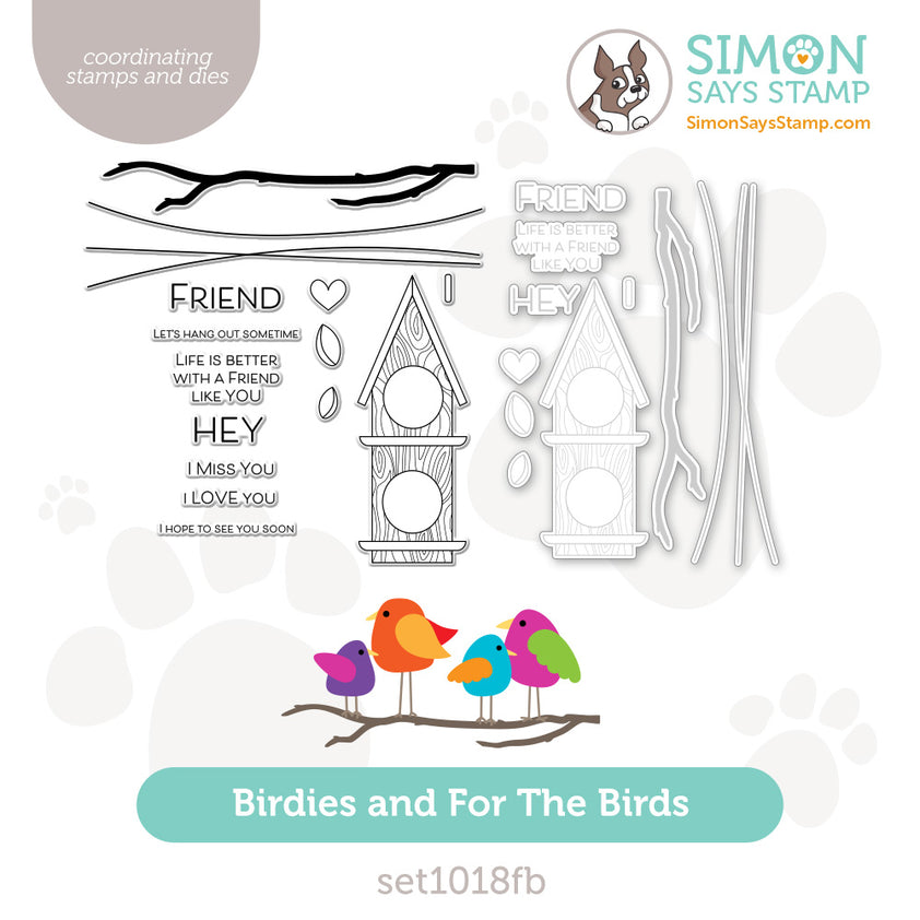 Simon Says Stamps and Dies For the Birds and Birdies Bundle set1018fb