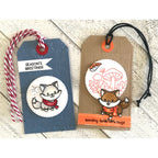Simon Says Stamps and Dies Foxy Friends set1352ff Stamptember Loralee Ferguson Year End Gift Tags