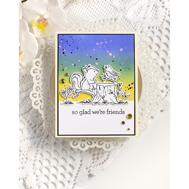Simon Says Stamps and Dies Friend Like You set1166fl Beautiful Moments Friend Card Heather Hoffman | color-code:ALT04
