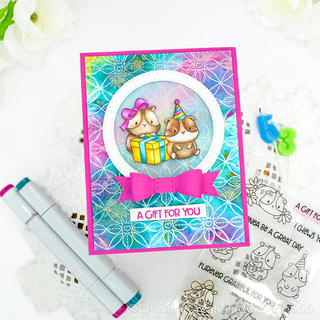 Simon Says Stamps and Dies Furever Grateful set1177fg Beautiful Moments Birthday Card Christine Okken