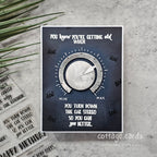 Simon Says Stamps and Dies Getting Old set1198go In My Heart Funny Birthday Card