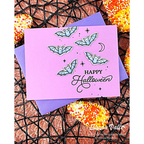 Simon Says Stamps and Dies Haunted Garden set1341hg Stamptember Susan Valle Halloween Bats Card