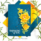Simon Says Stamps and Dies Heirloom Roses set1236hr Always There Thinking of You Card Bobbi Lemanski