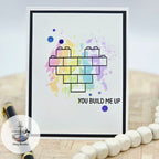Simon Says Stamps and Dies Let's Connect set1195lc In My Heart Color Wash Build Me Up Card