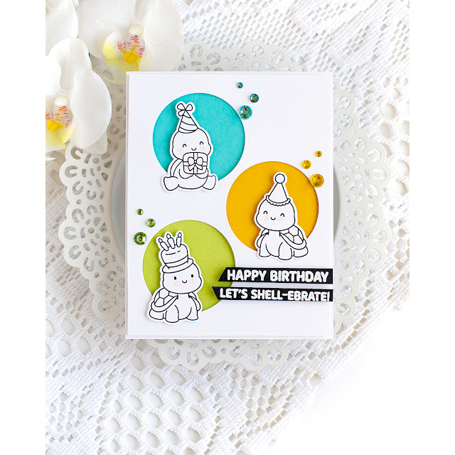 Simon Says Stamps and Dies Let's Shellebrate set1194ls In My Heart Birthday Card Heather Hoffman | color-code:ALT03