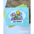 Simon Says Stamps and Dies Let's Shellebrate set1194ls In My Heart Turtle Oval Birthday Card