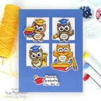 Simon Says Stamps and Dies Look Hoo's Graduating set1222lh You Did It Graduation Card Suzy Plantamura | color-code:ALT01