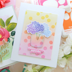 Simon Says Stamps and Dies Made to Flourish set1314mf Laura Bassen Colorful Floral Thank You Card | color-code:ALT05