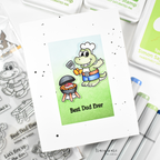 Simon Says Stamps and Dies Mr. Snappy set1247ms Always There BBQ Card Tracy Ware
