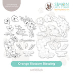 Simon Says Stamps and Dies Orange Blossom Blessings set983ob Moments in Time