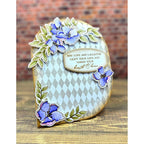 Simon Says Stamps and Dies Orange Blossom Blessings set983ob Moments in Time Shaped Wedding Card Natalia