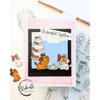 Simon Says Stamps and Dies Pawfect Together set1234pt Always There Cute Wedding Cake Card Rachel Kleinman