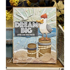 Simon Says Stamps and Dies Positive Thoughts set1301pt Every Happiness Christine Heye Seagull Dream Big Card
