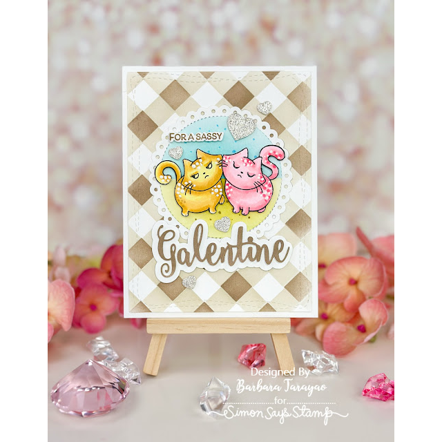 Simon Says Stamps and Dies Sassy Sally set1138ss Heart to Heart Friend Card Barbara Tarayao | color-code:ALT01