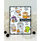 Simon Says Stamps and Dies Spooky Crew set1345sc Stamptember Hanh Nguyen Cute Halloween Card