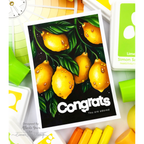 Simon Says Stamps and Dies Squeeze You set1293sy Every Happiness Alberto Gava Lemons Congrats Card | color-code:ALT05