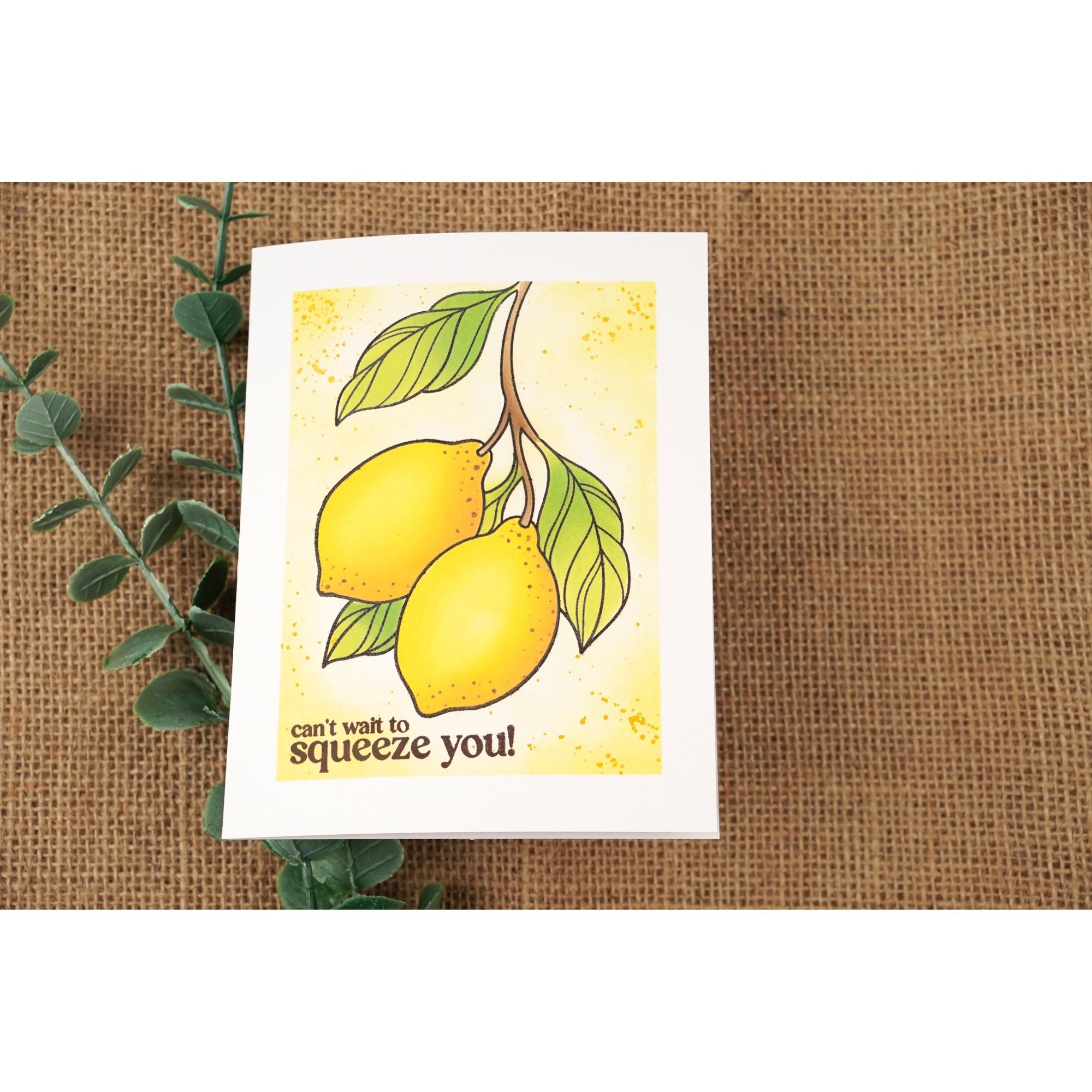 Simon Says Stamps and Dies Squeeze You set1293sy Every Happiness Natasha Foote Lemons Squeeze You Card