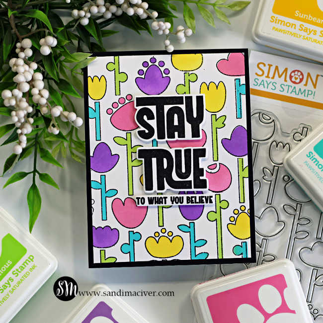 Simon Says Stamps and Dies Stay True set1200st In My Heart Stay True Card Sandi MacIver | color-code:ALT04