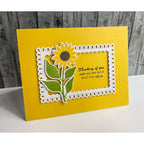 Simon Says Stamps and Dies Sunflower Meadow set1299sm Every Happiness Lisa Addesa Simple Sunflower Card