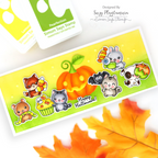 Simon Says Stamps and Dies Tricky Treats set1344tt Stamptember Suzy Plantamura Halloween Critters Slimline Card | color-code:ALT01