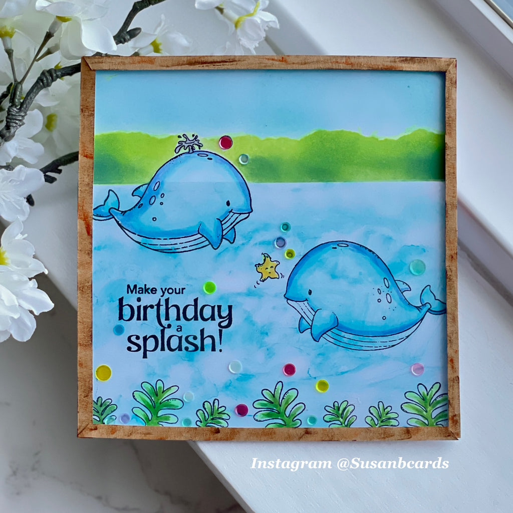 Simon Says Stamps and Dies Undersea Friends set1002us Friend Like You Birthday Card | color-code:ALT02 Square Scene Susan Babcock