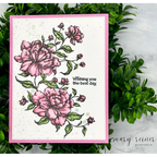 Simon Says Stamps and Dies Vintage Blooms set982vb Moments in Time Birthday Card Mary Reiner