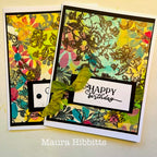 Simon Says Stamps and Dies Vintage Blooms set982vb Moments in Time Birthday Cards Maura Hibbitts