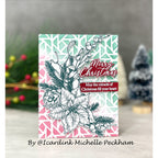 Simon Says Stamps and Dies Vintage Holiday Swag set871vh Sweet Wishes Christmas Card Michelle Peckham