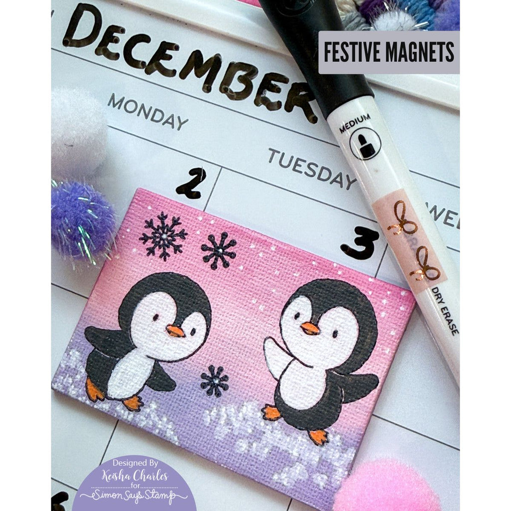 Simon Says Stamps and Dies Warm Heart set867wh Festive Magnet Keisha Charles | color-code:ALT07