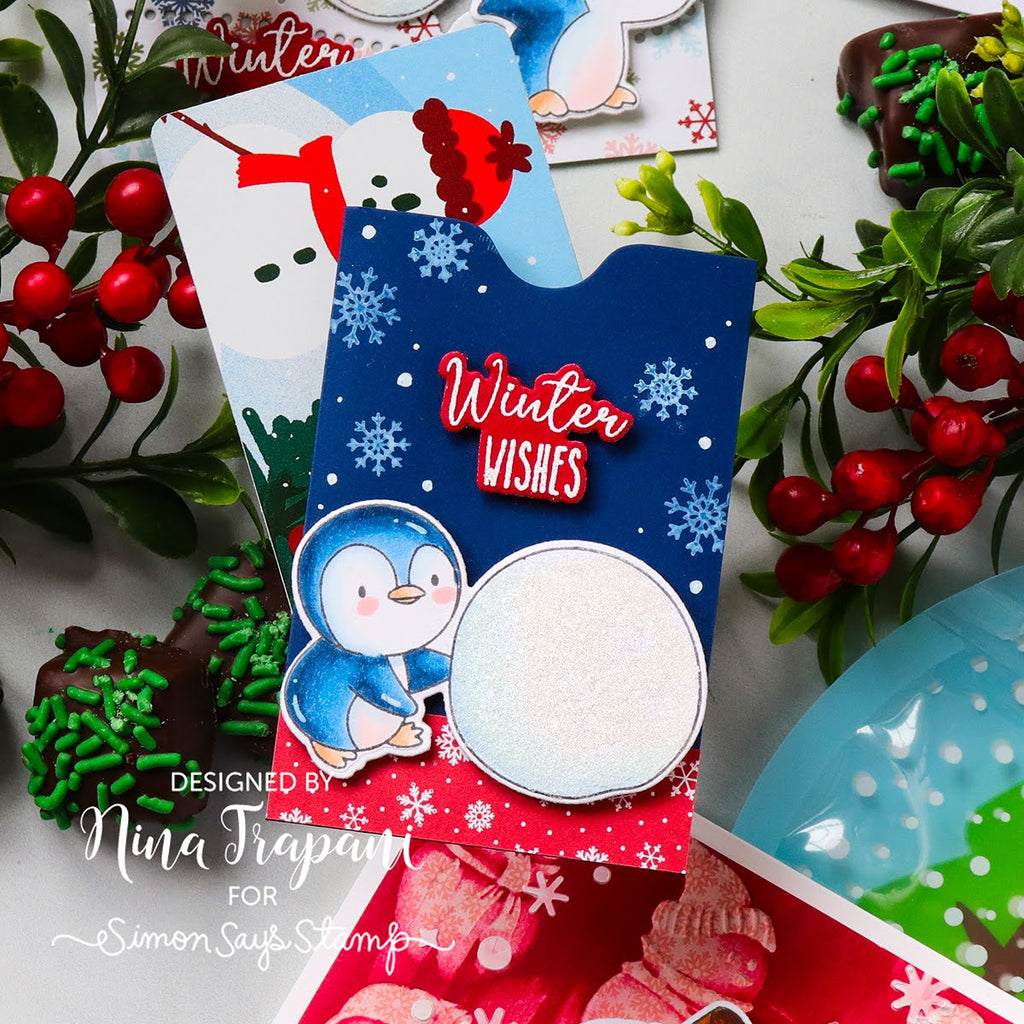 Simon Says Stamps and Dies Warm Heart set867wh Winter Gift Card Holder Nina-Marie Trapani | color-code:ALT02