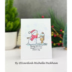 Simon Says Stamps and Dies Warm Thoughts set1070wt And Everything Nice Christmas Card Michelle Peckham
