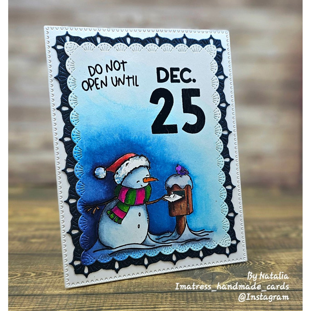 Simon Says Stamps and Dies Warm Thoughts set1070wt And Everything Nice Christmas Snowman Card Natalia Alton
