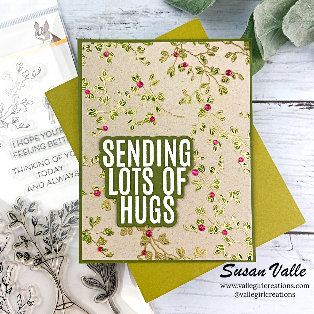 Simon Says Stamps and Dies Wildflower Cuttings set1003wc Friend Like You Hugs Card Susan Valle | color-code:ALT03